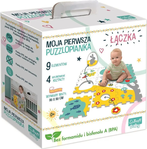 Puzzle Trefl Moja Pierwsza Puzzlopianka Łączka 9 sztuk