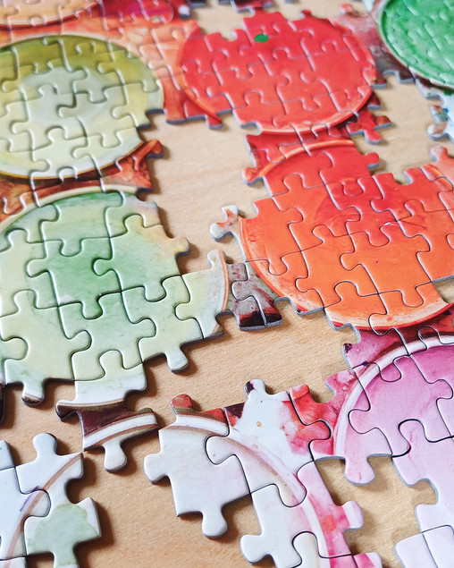 Puzzle Tactic 500 Water Colors - Akwarelowy Obraz 47x31cm