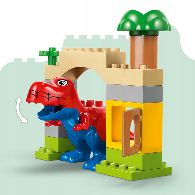 LEGO DUPLO Dinozaur Spidey-Rex i Zielony Goblin 10463