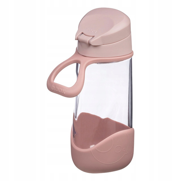 Sportowa butelka tritanowa z ustnikiem dla dzieci 450 ml B.Box różowa