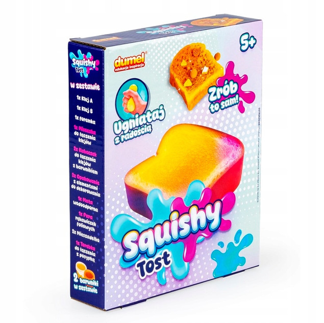 Dumel Squishy Tost Zestaw masy plastycznej 5+
