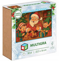 Puzzle 30 Układanka Święta PRACOWNIA ŚWIĘTEGO MIKOŁAJA Zima 4+ Multigra