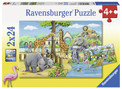 Puzzle Ravensburger 2x24 elementy 48 szt. Divoká zvířata