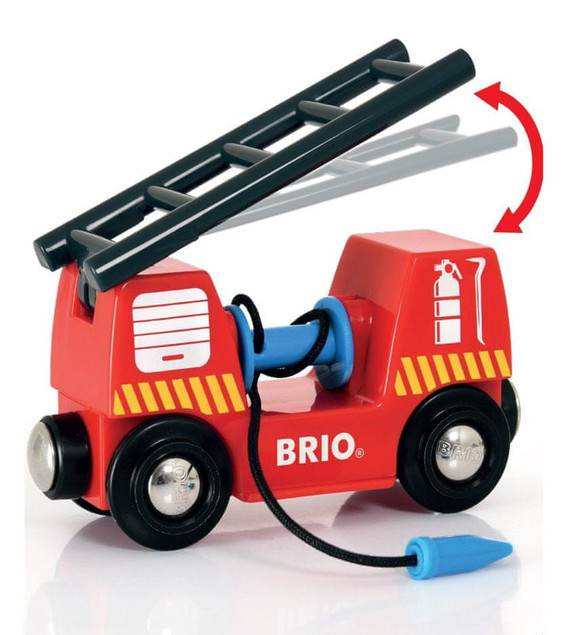 BRIO World Zestaw Kolejka Straż Pożarna