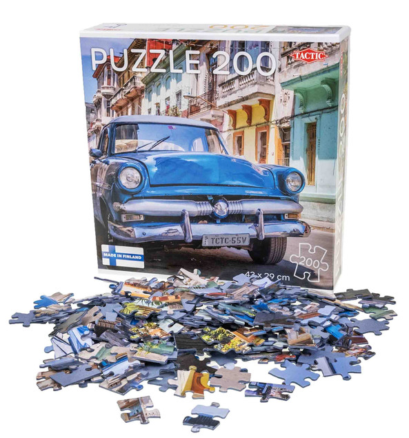 Puzzle Tactic 200 Vintage Car in Havana Zabytkowy Samochód