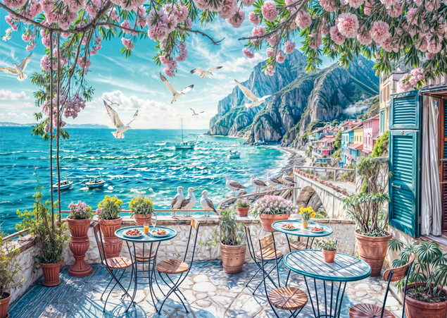 Puzzle Schmidt Spiele 1000 el. Premium Quality "Nadmorski Taras"