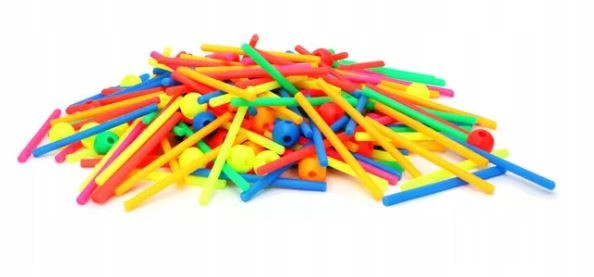 KLOCKI MELI STICK NEON PATYCZKI + KULKI 150 el. Zestaw Konstrukcyjny