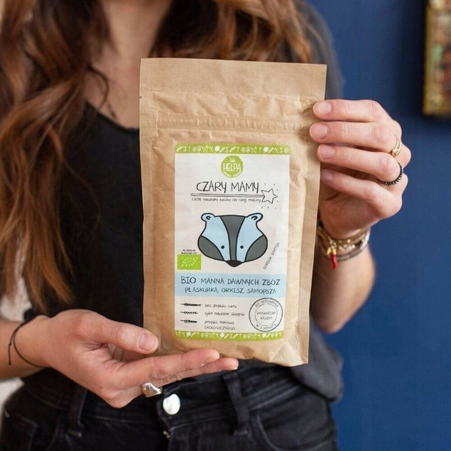 3x HELPA Ekologiczna Kaszka Dla Dzieci Bio Manna Dawnych Zbóż (3x200g)