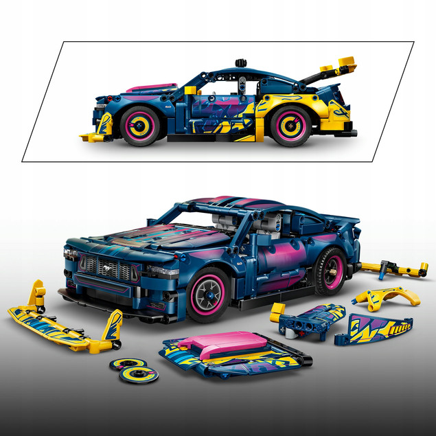 LEGO Technic 42236 Tuningowy Ford Mustang GT – Zestaw do Modyfikacji