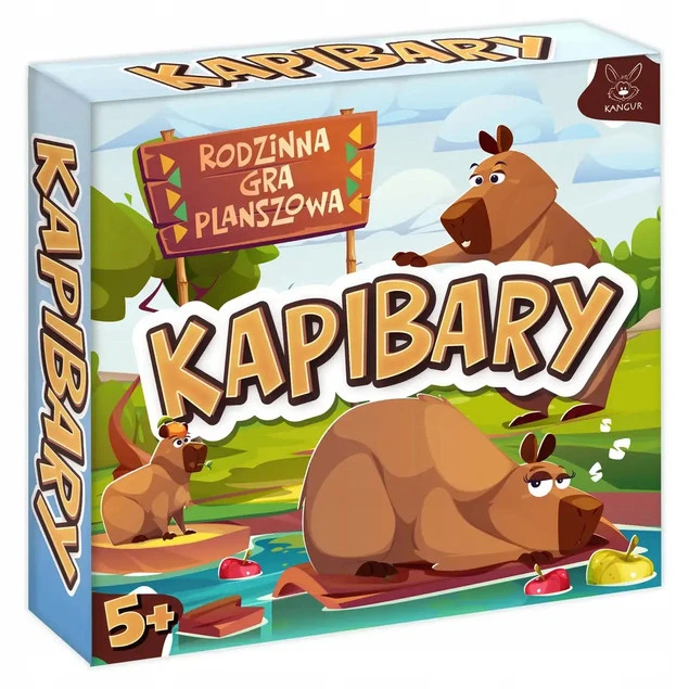 Kapibary gra planszowa Kangur zawartość zestawu