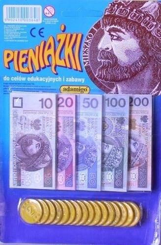 Adamigo Pieniążki Edukacyjne Polskie Banknoty dla Dzieci ADA3648