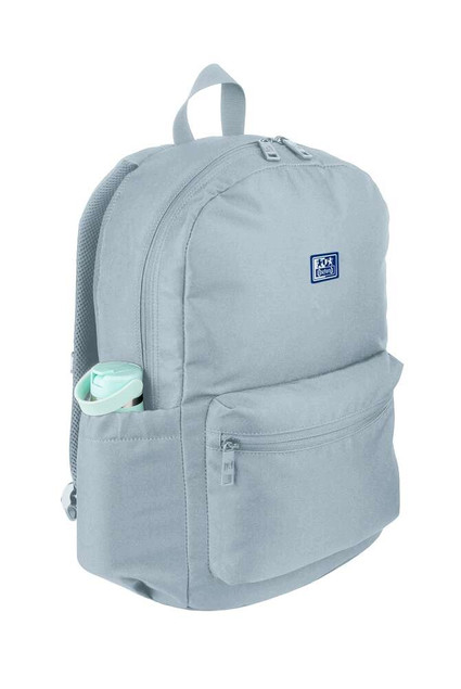 Plecak Szkolny Oxford B-You 21L Szaro-Srebrny | Laptop 16'' | Eko RPET
