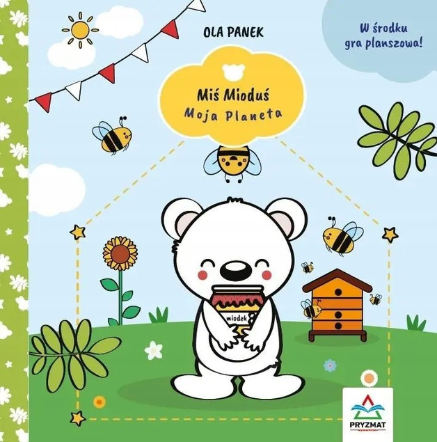Miś Mioduś. Moja planeta Ola Panek. Książka + Gra Edukacyjna EKO