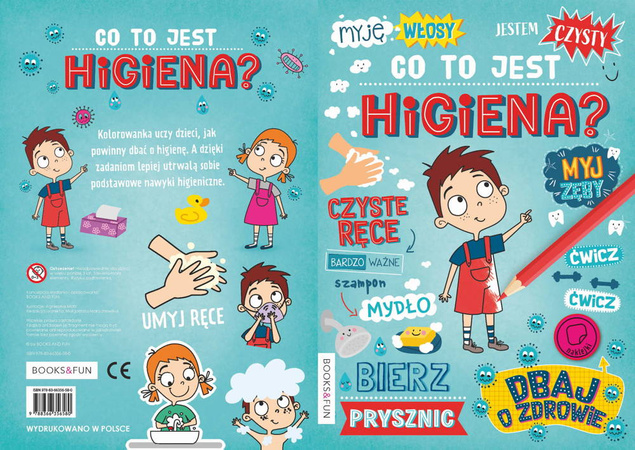 Kolorowana. Co to jest higiena? Plus naklejki