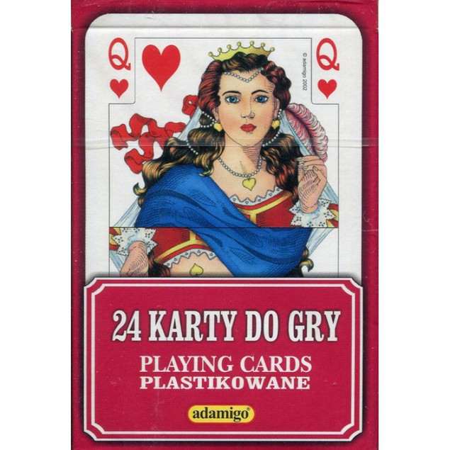 Adamigo Karty do Gry Standard 24 Listki