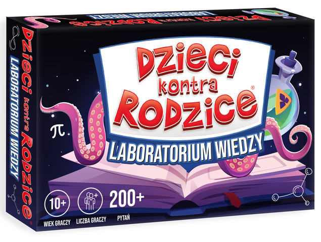 Gra Planszowa Dzieci kontra Rodzice. Laboratorium Wiedzy Kangur