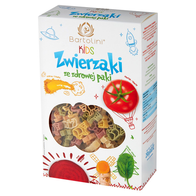 Makaron Bartolini Kids Zwierzątka 250 g