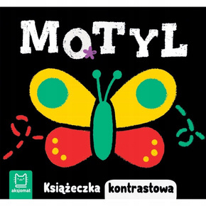 Książeczka Kontrastowa MOTYL Rozwój Widzenia 0+ Aksjomat 3988