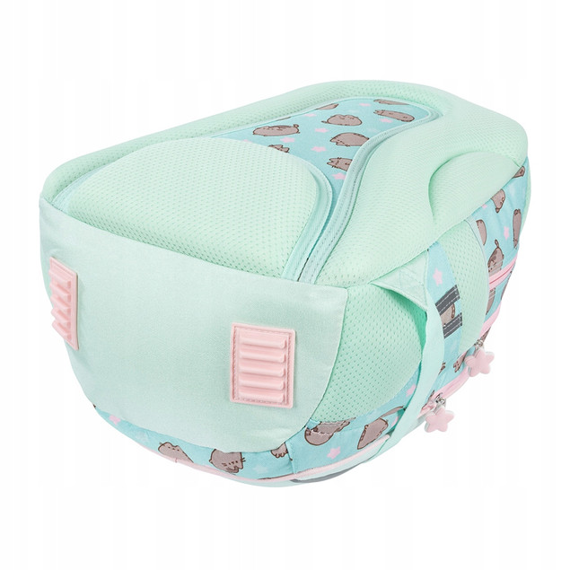 Plecak Szkolny PUSHEEN 4-Komorowy 22L Dla Dziewczynki Miętowy St.Majewski