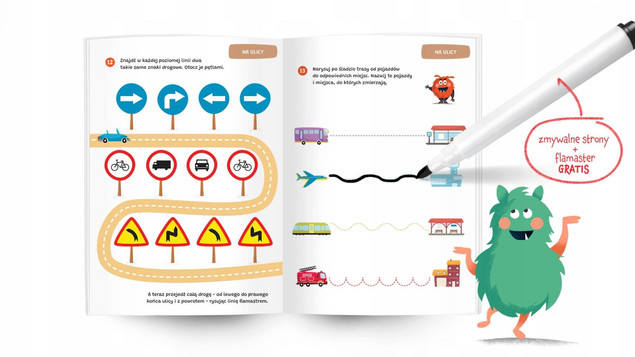 Bazgraki i zabawy 3-latków. Kapitan Nauka
