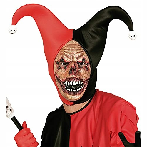 Maska Klauna Horror Halloween Karnawał Lateksowa