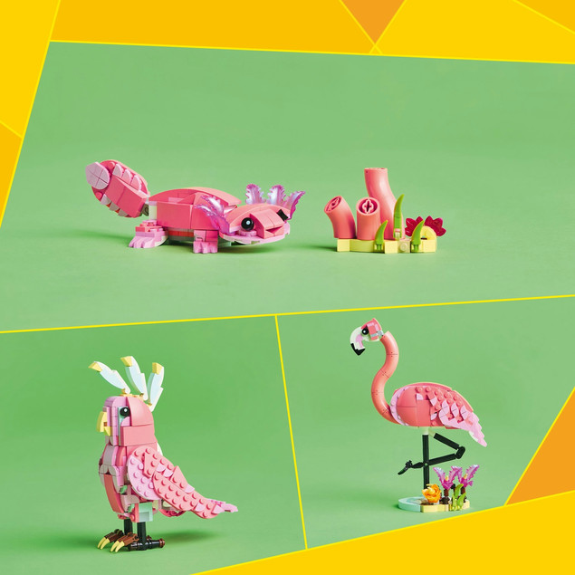 LEGO Creator - Dzikie zwierzęta: różowy flaming 3w1 31170