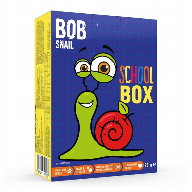 Wyprawka Szkolna BOB SNAIL Plan Lekcji Naklejki Zabawka Prezent Dla Ucznia