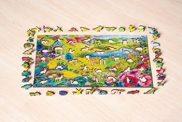 Ravensburger Drewniane Puzzle 500 elementów