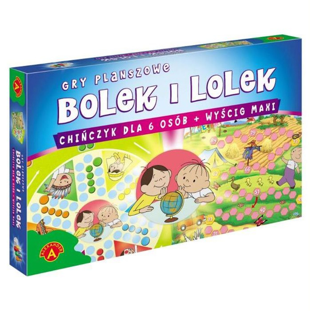 ALEXANDER, ZABAWKA EDUKACYJNA, CHIŃCZYK + WYŚCIG MAXI - BOLEK I LOLEK