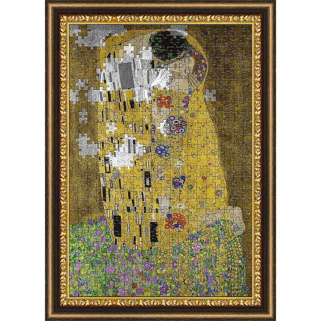 Trefl Puzzle 500 el. Puzzlorama, Pocałunek, Gustav Klimt