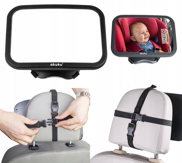 Lusterko do Obserwacji Dziecka w Samochodzie | Akuku