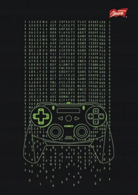 Zeszyt A5 w linię 60 kartek UNIPAP retro games