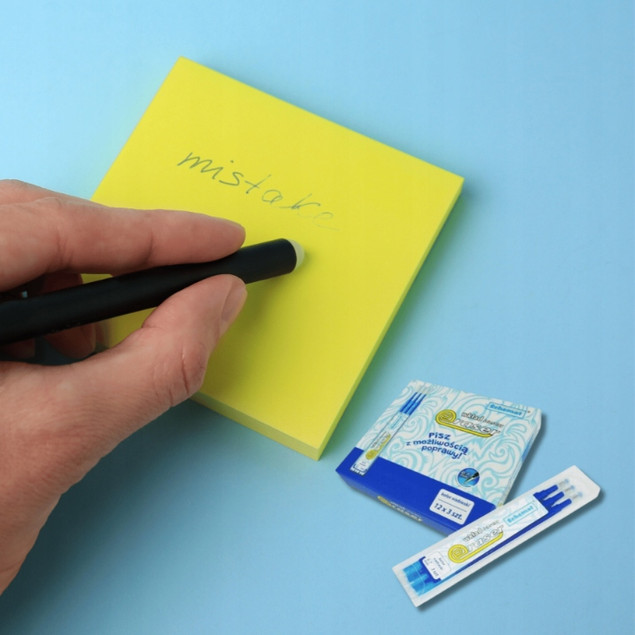 Wkład do Długopisu Ścieralnego Schemat Eraser Niebieski 3 szt.