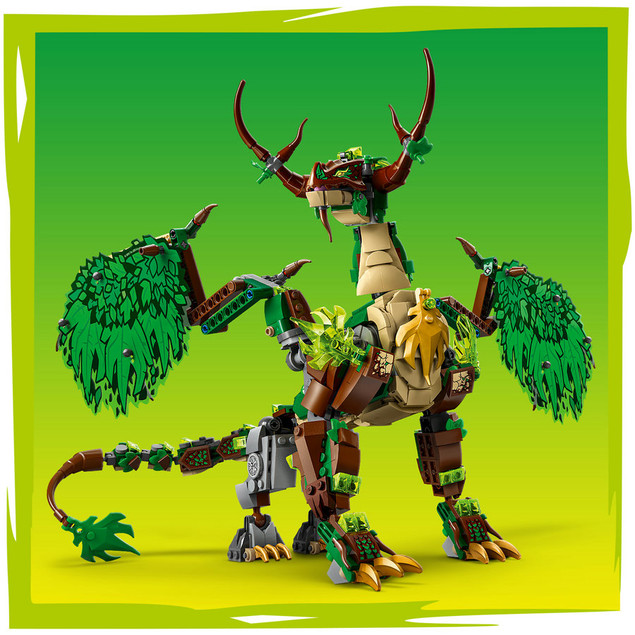 LEGO Ninjago Smok Życia (71859) – Zestaw z 8 Figurkami i Robotem, 1050 el., od 9 lat