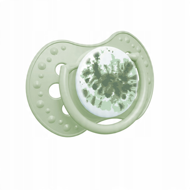 Smoczek silikonowy dynamiczny LOVI 0-3m 2 szt. Tie Dye