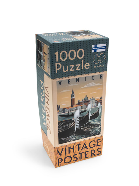 Puzzle Tactic Vintage Wenecja 1000 elementów - Obraz Retro