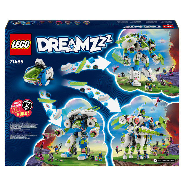 LEGO DREAMZzz 71485 Mech-rycerz Mateo i Z-Blob – Robot 3w1, Kreatywny Zestaw dla Dzieci