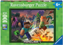 Puzzle 100 Układanka XXL MINECRAFT Monster Gra Pixel Gamer 6+ Ravensburger