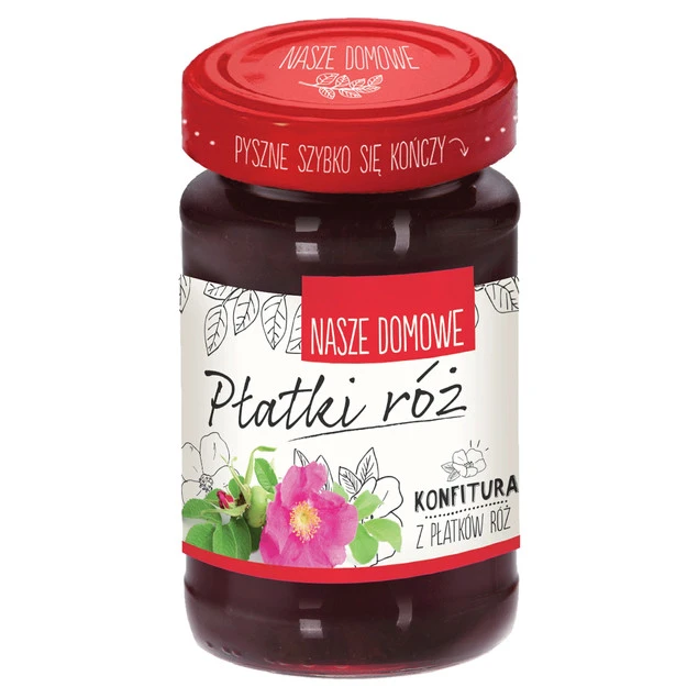 Konfitura płatków róż Premium Rosa 350g