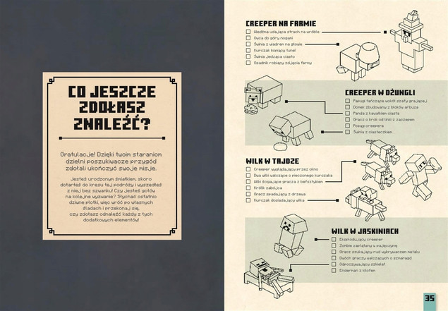 Minecraft. Złap Creepera i inne Moby
