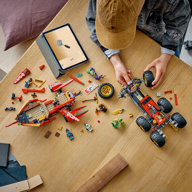 LEGO NINJAGO 71869 Nagroda Losu na Lądzie Ciężarówka 3w1