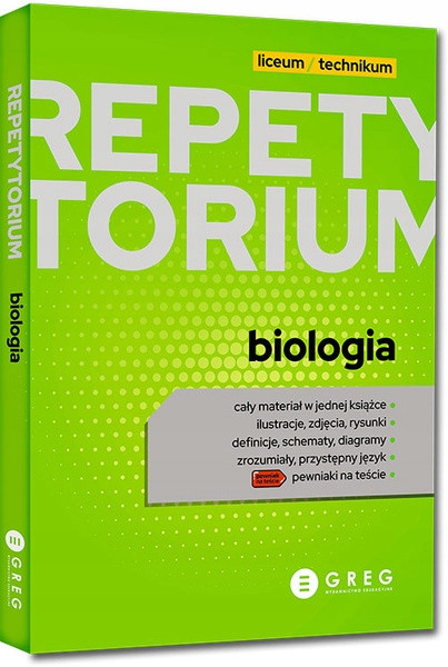 Repetytorium Biologia Liceum/Technikum 2026 Greg Mikołajczyk, Wójcik, Zygmunt