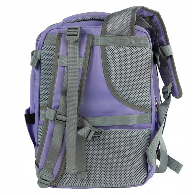 Plecak kabinowy 40×30×20 cm – 24 L, fioletowy, BackUp