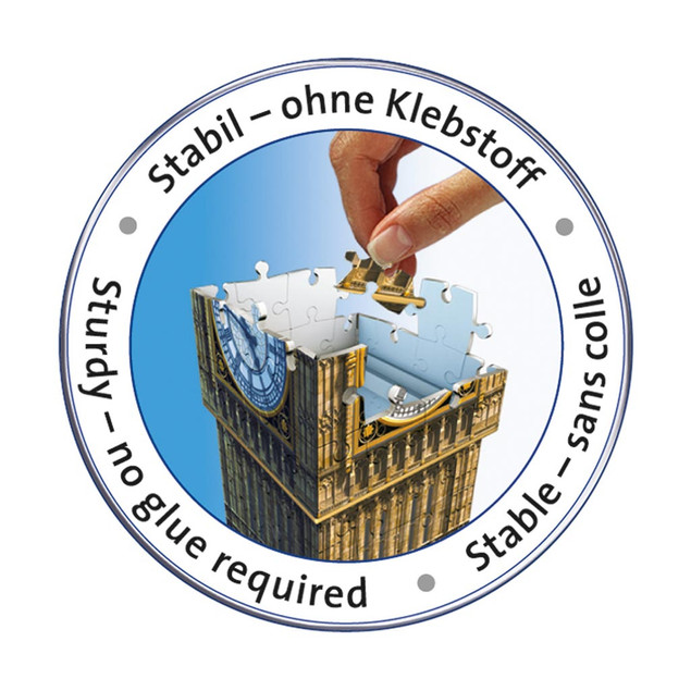 Puzzle 3D Ravensburger Big Ben 216 el. Model Wieży Zegarowej