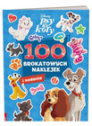 Disney Psy & Koty. 100 brokatowych naklejek Praca zbiorowa