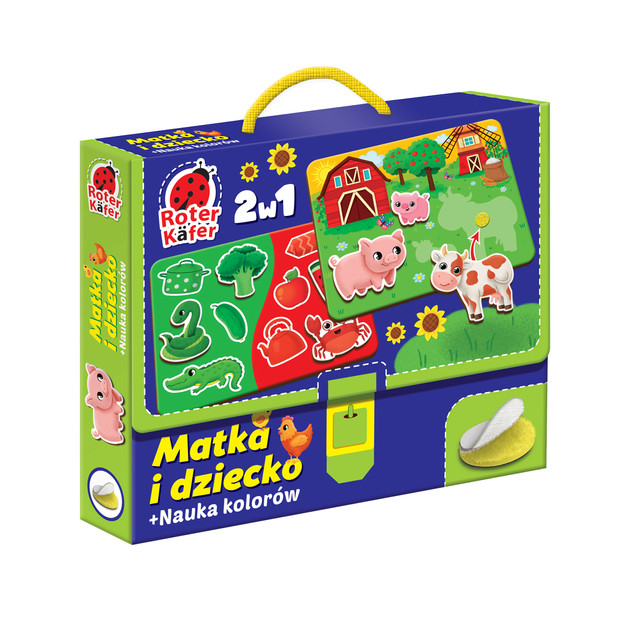 Gra z rzepami Matka i dziecko Edukacyjna Kolory Nauka Kolorów