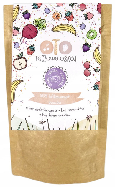 Liofilizowane Owoce Śliwka Jabłko Truskawka 40g