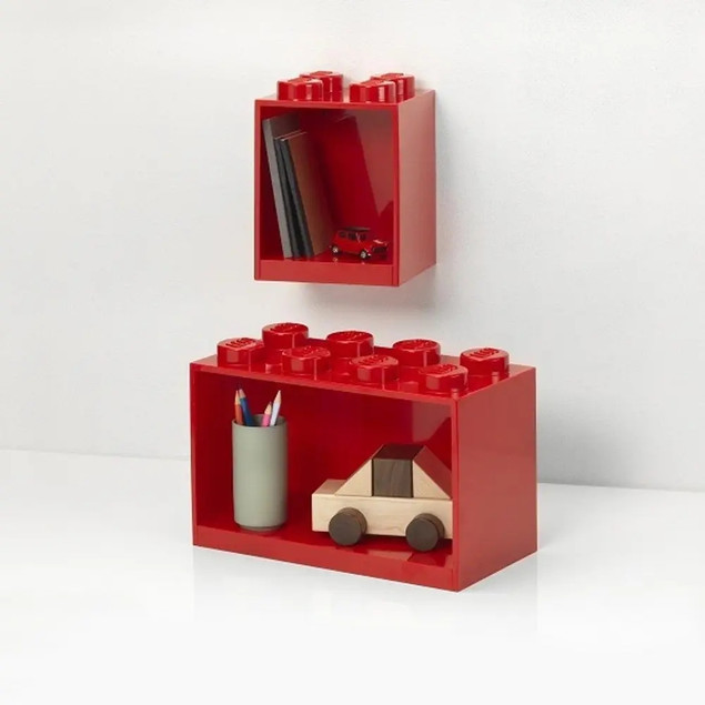 LEGO(R) zestaw półek czerwony