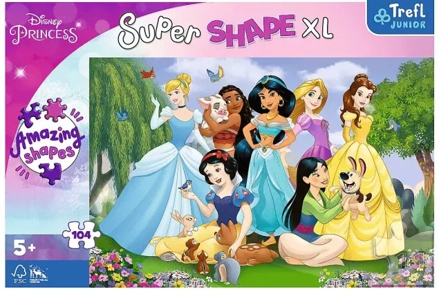 Puzzle 104 XL Księżniczki w ogrodzie 50019 Trefl