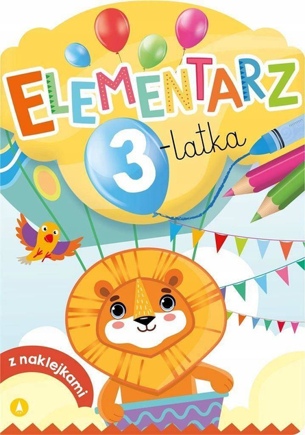 Elementarz 3-Latka Trzylatka Z Naklejkami Zagadki Ćwiczenia 3+ Skrzat